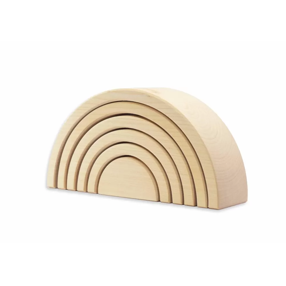 New Ocamora Arcobaleno Steineriano Da 6 Archi - Legno Al Naturale -