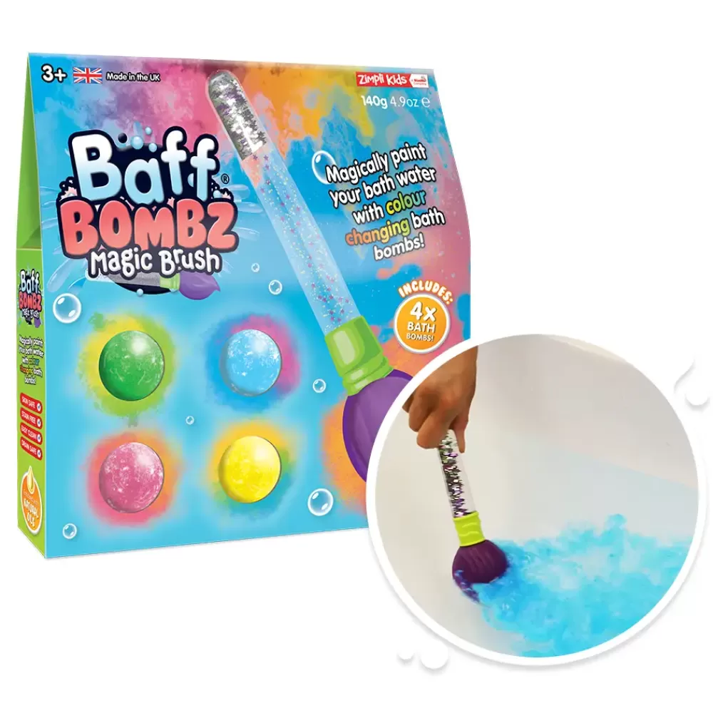 Flash Sale Zimpli Kids Baff Bombz Magic Brush Pennello Per Dipingere Con Bombe Da Bagno Zimpl
