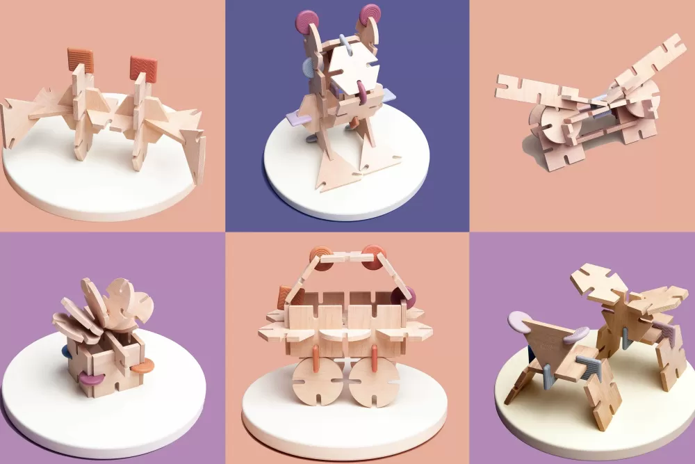 Online BAVVIC Blocchi Creativi Set Starter - 32 Pezzi -