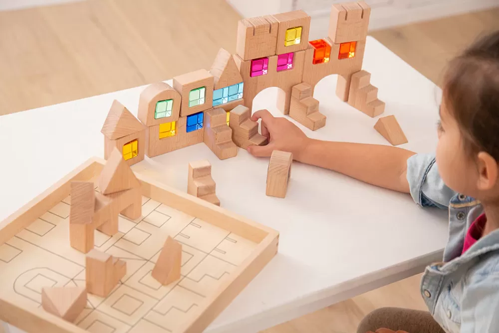 Discount Tickit Blocchi Di Legno Con Gemme