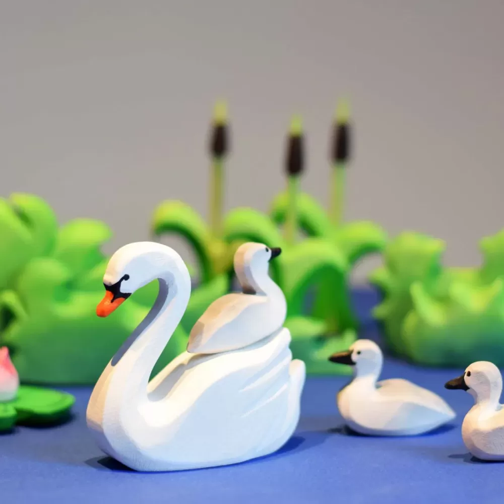 New Bumbutoys Cigno Gioco In Legno