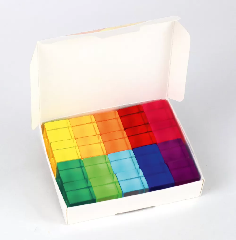 Shop Bauspiel Cubi Traslucidi - 20 Pezzi -