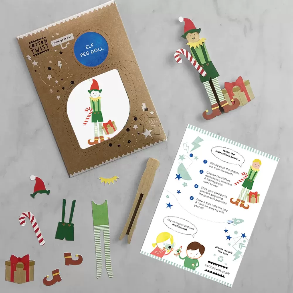 Shop Cotton Twist Kit Crea Il Tuo Elfo Di Babbo Natale
