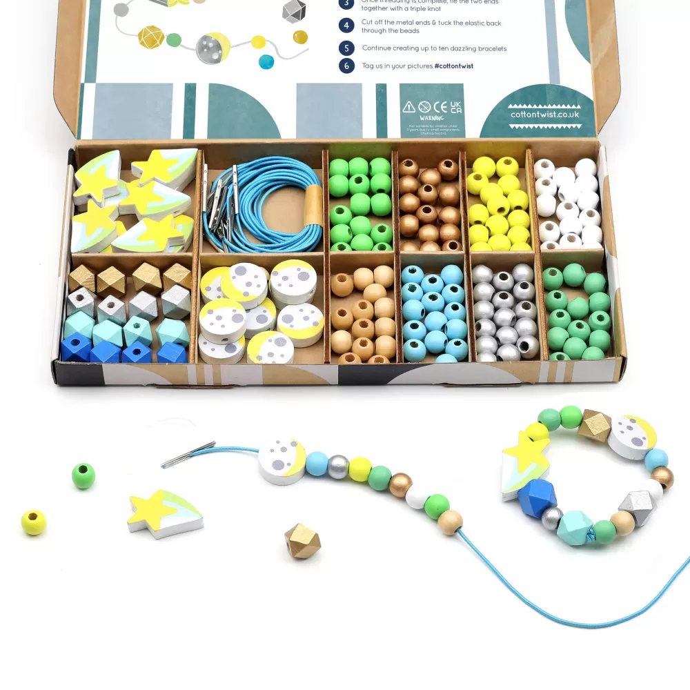 Discount Cotton Twist Kit Per Creare Braccialetti - Outer Space -