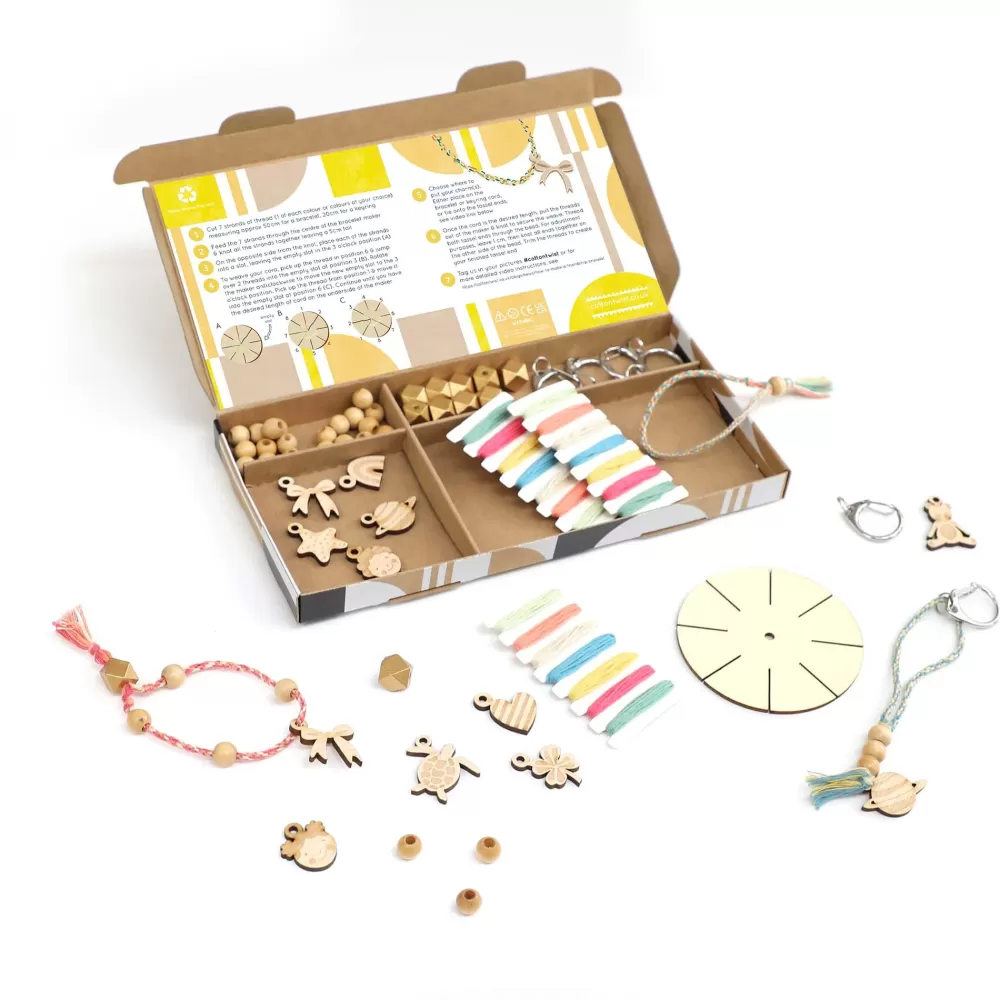 Hot Cotton Twist Kit Per Creare Gioielli Con Ciondolo -