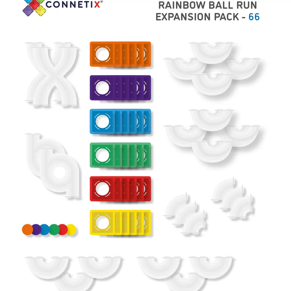 Shop Connetix Magnetiche Traslucide - Estensione Per Pista Per Biglie (Ball Run) Tes