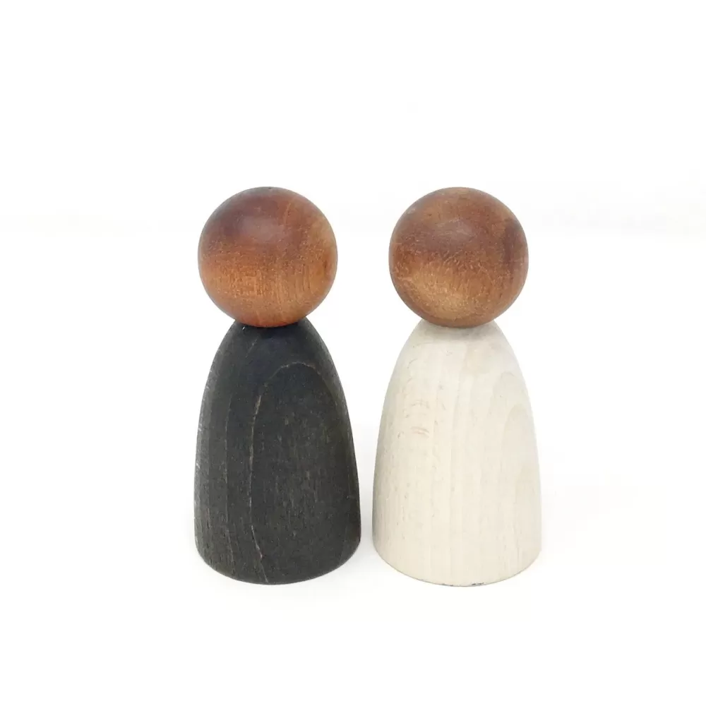 Clearance Grapat Nins Adulti In Legno Scuro