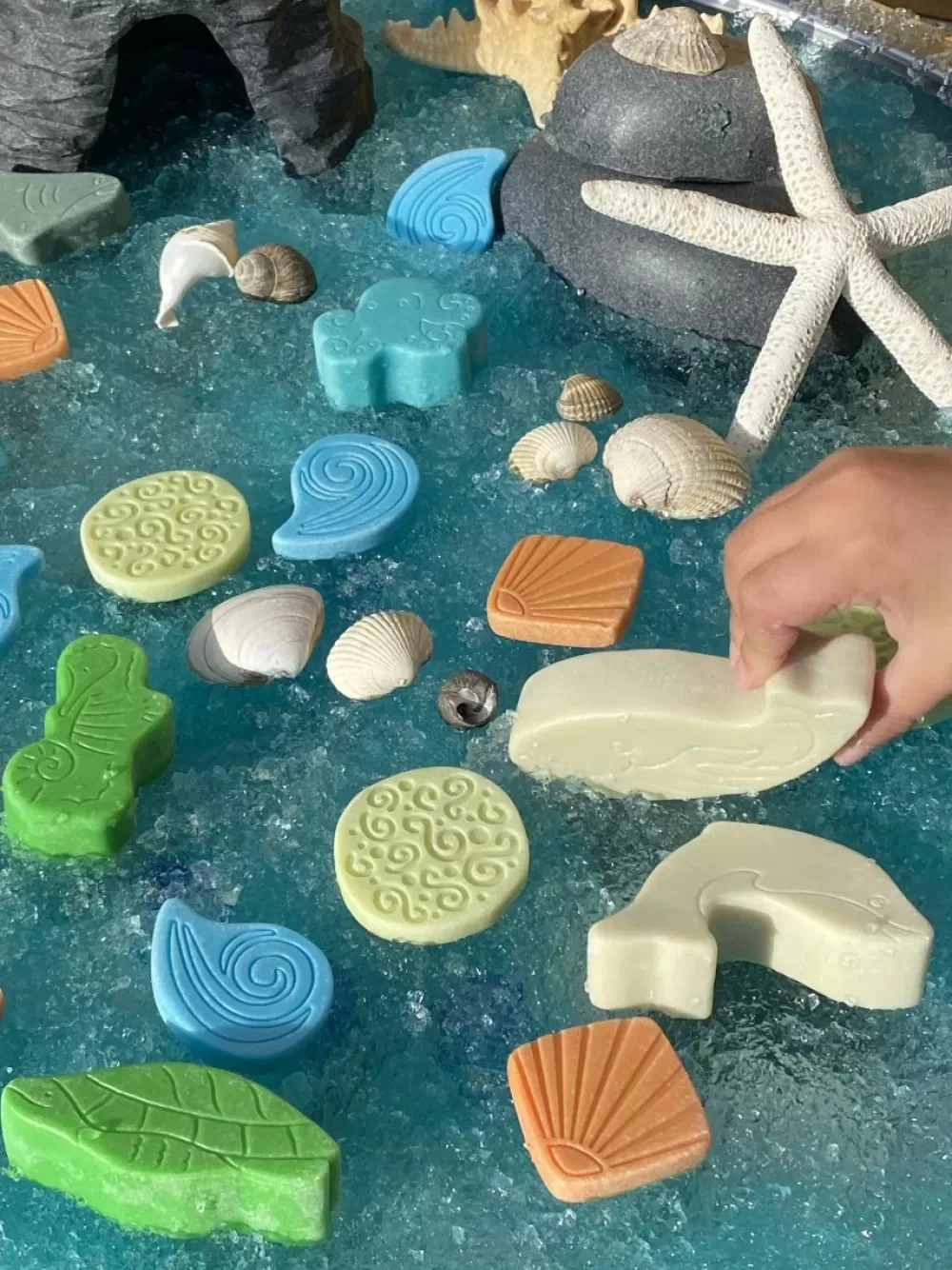 Online Yellow Door Piccoli Mondi Pietre Sensoriali Oceano - Ocean Play -