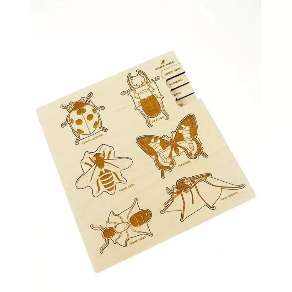 Cheap Stuka Puka Puzzle In Legno Ciclo Vitale Degli Insetti