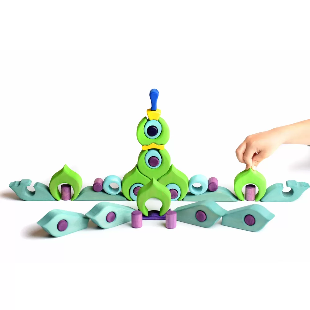 Hot Bumbutoys Puzzle Pavone In Legno