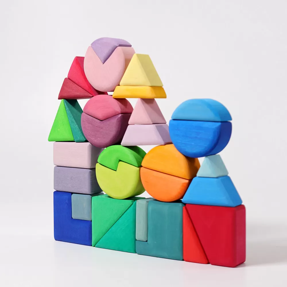 New Grimm's Set Costruzione Triangolo Quadrato Cerchio