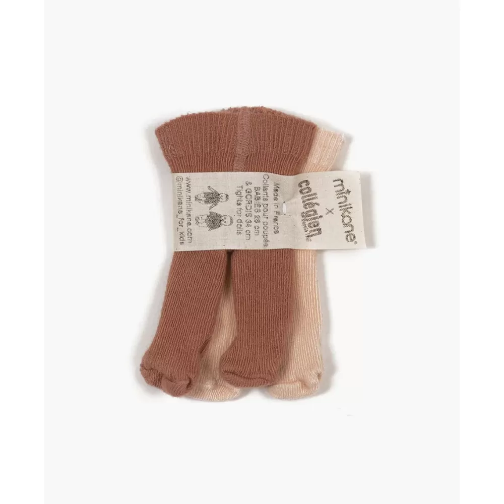 Best Minikane Set Di Calze Per Bambola Da 34 E 37 Cm Gordis - Bois De Rose/