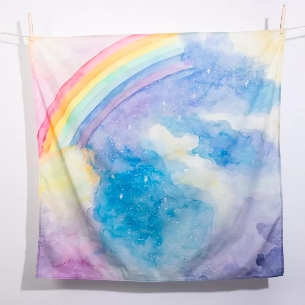 Clearance Wonderie Telo Gioco Vegano - Play Cloth - Cielo Magico -
