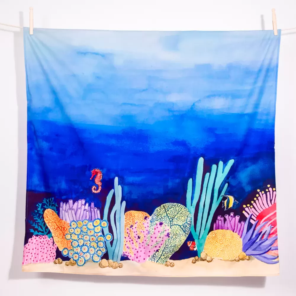 Discount Wonderie Telo Gioco Vegano - Play Cloth - Tra I Coralli -