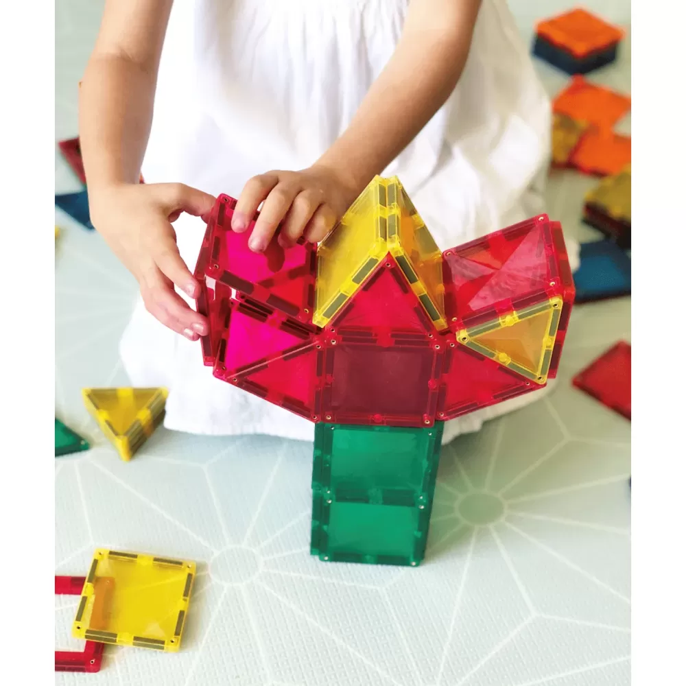 Online Connetix Tessere Magnetiche Traslucide - Set Da 100 Pezzi